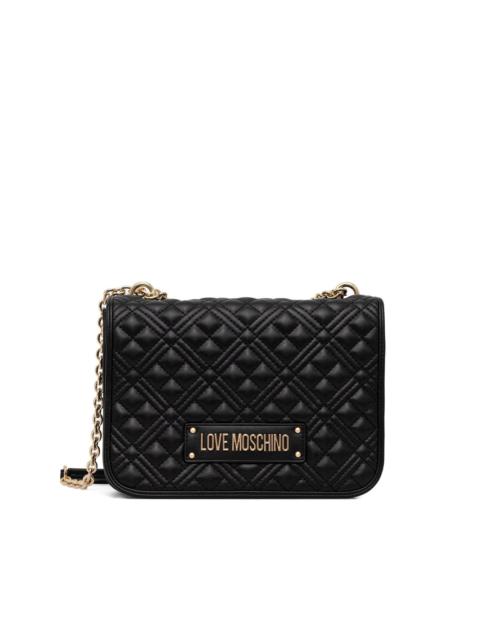 Moschino quilted-design shoulder bag