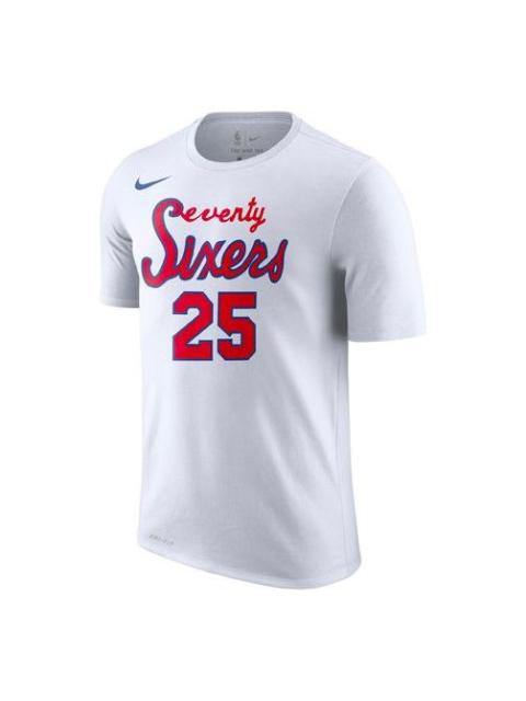 Nike Nike Philadelphia 76 DRI-FITNBA Quick Dry Short Sleeve White AT2400-102