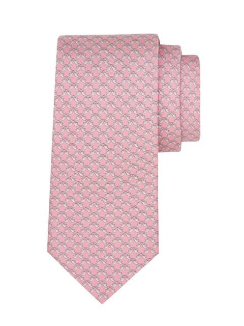 FERRAGAMO Men's Achille Silk Tie - Rosa
