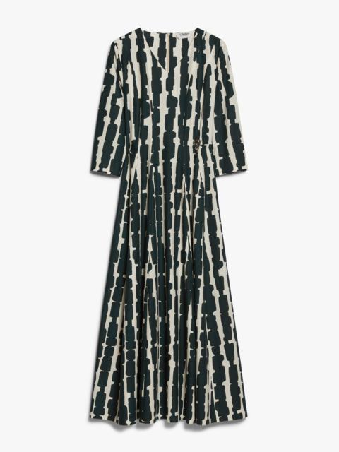 'S Max Mara EVELIN Printed cotton dress