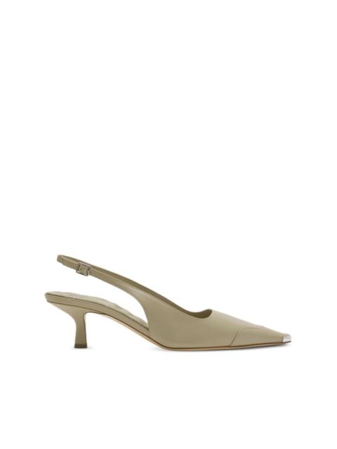 50mm Chisel slingback pumps