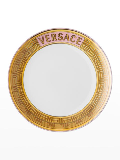 VERSACE Medusa Amplified Pink Coin Salad Plate