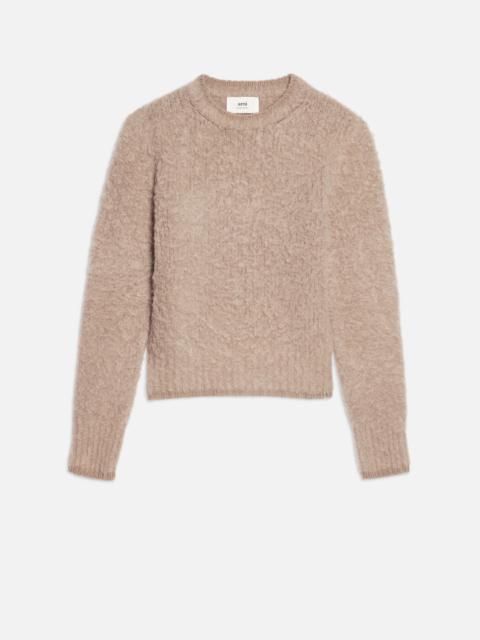 AMI Paris Brushed Crewneck Sweater