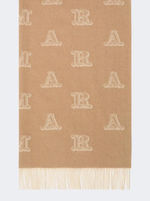 Max Mara WSKLAUSE Sable cashmere stole - CAMEL