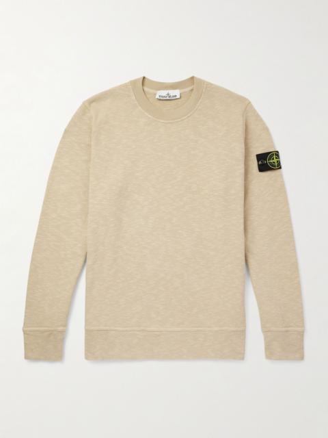 Stone Island Cotton-Jersey Sweatshirt Beige