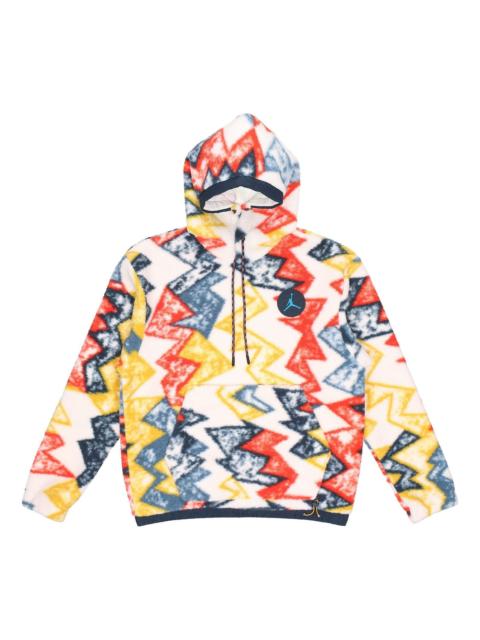 Jordan Men's Air Jordan Contrasting Colors Alphabet Printing Long Sleeves DH1111-133