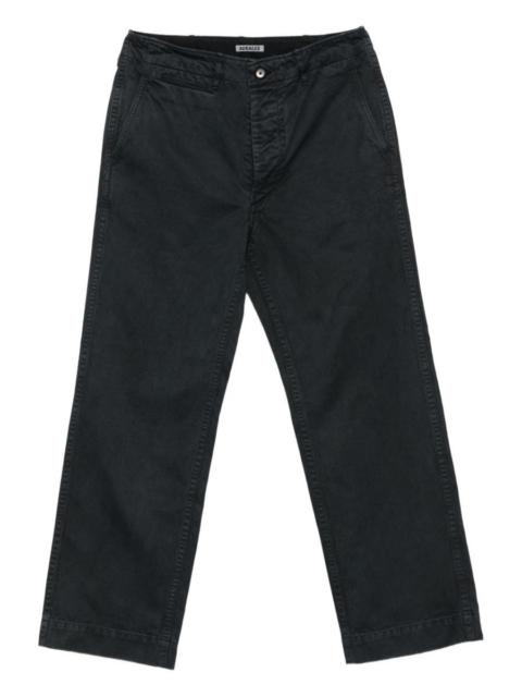 Auralee Cotton Chino Trousers