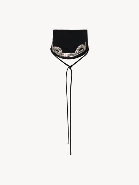 The Row Katelis Jabot Collar in Silk