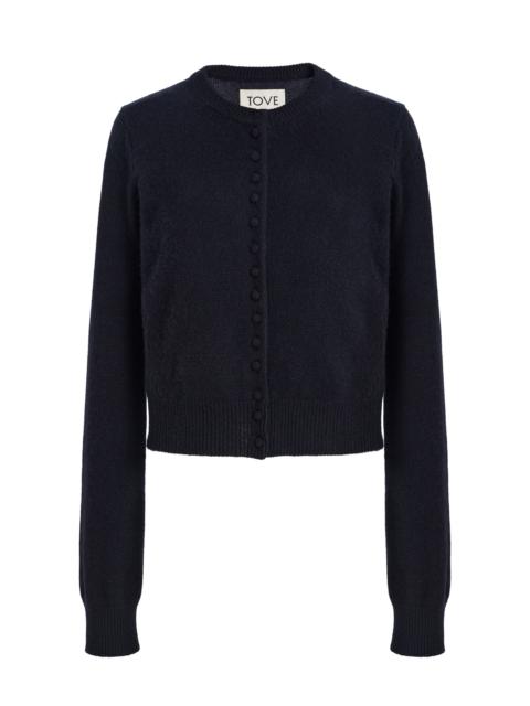 TOVE Signe Cashmere Cardigan navy