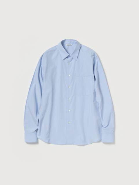 AURALEE FINX LIGHT WEATHER CHAMBRAY SHIRT