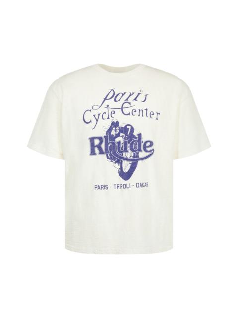 Rhude Paris Cycle Center Slub T-Shirt