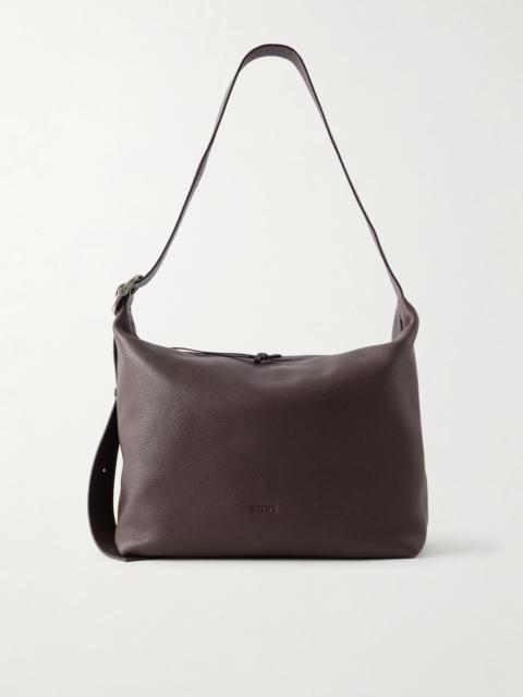 Loewe Loop Large Logo-Debossed Leather Shoulder Bag