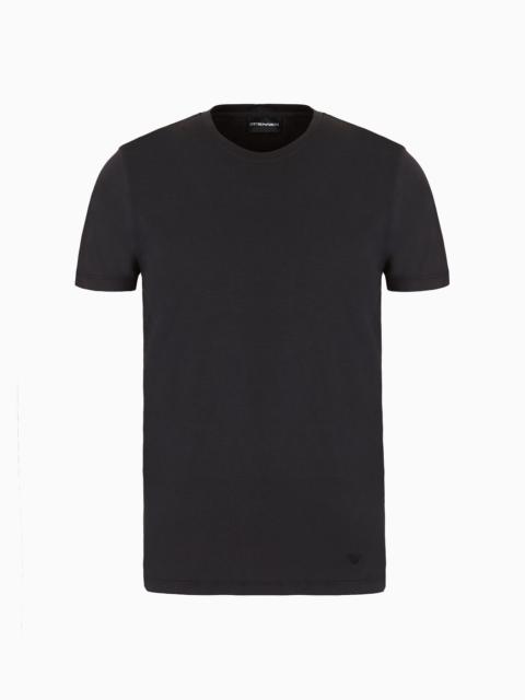 Silk/cotton blend T-shirt