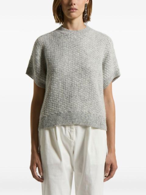 PESERICO round-neck short-sleeve sweater