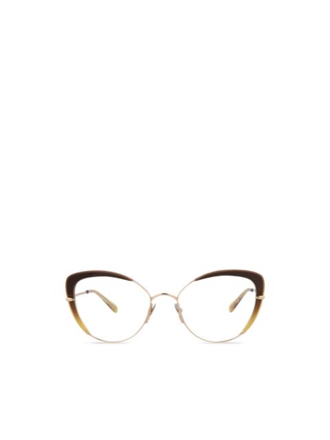 Pomellato cat-eye frame glasses