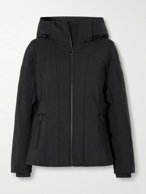 Fusalp Katarina hooded paneled shell ski jacket Black