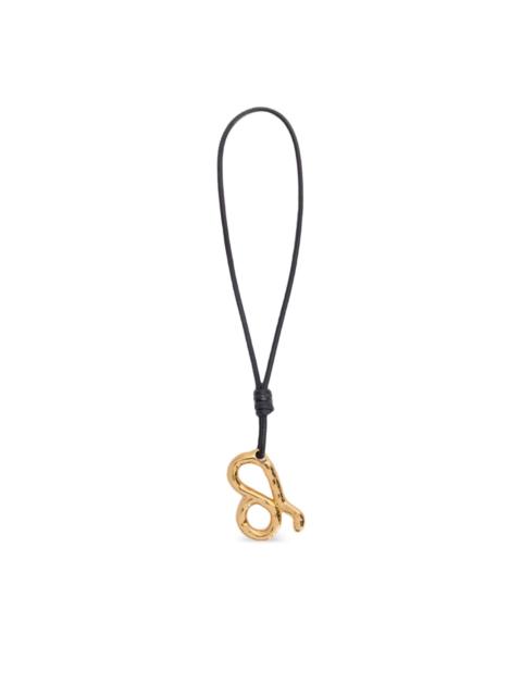 Jil Sander Zodiac charm necklace