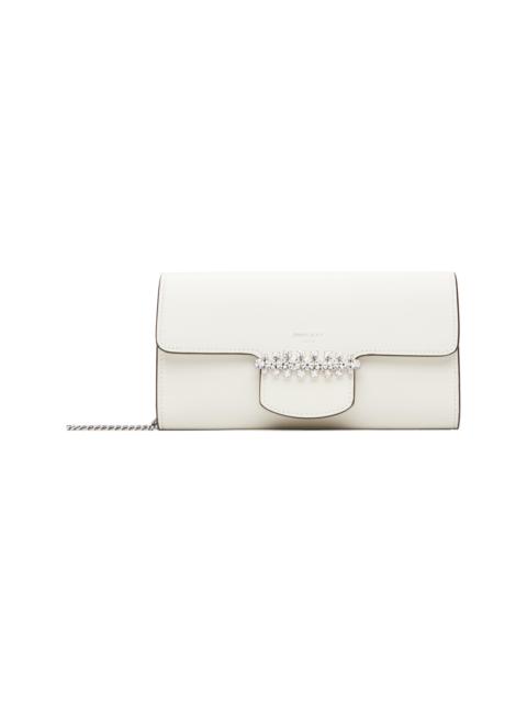JIMMY CHOO Off-White Bing Wallet Chain Bag