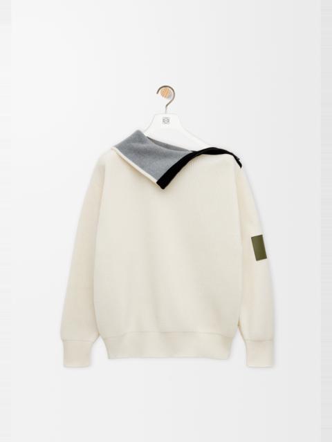 Loewe Zip-up sweater in wool