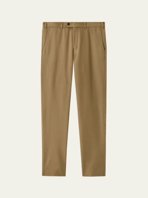 Loro Piana Men's Carlo Hyannis Straight Cotton Trousers