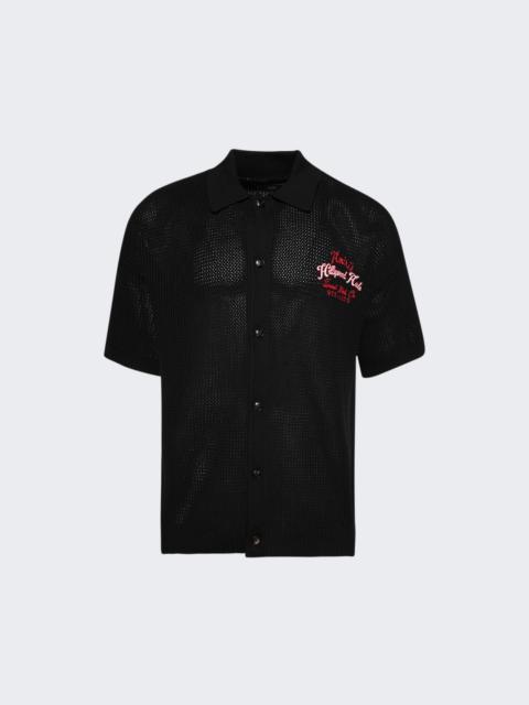 AMIRI Hollywood Auto Mesh Shirt Black