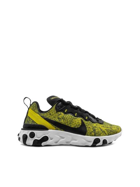 Nike React Element 55 "Speed Yellow/Black/White" sneakers