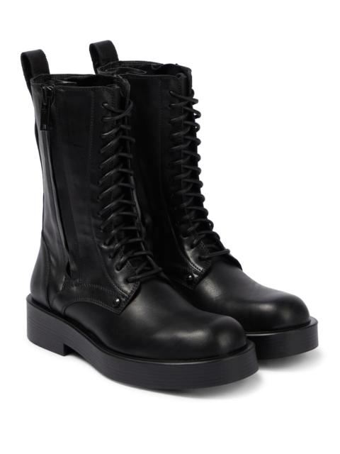 Maxim lace-up leather boots