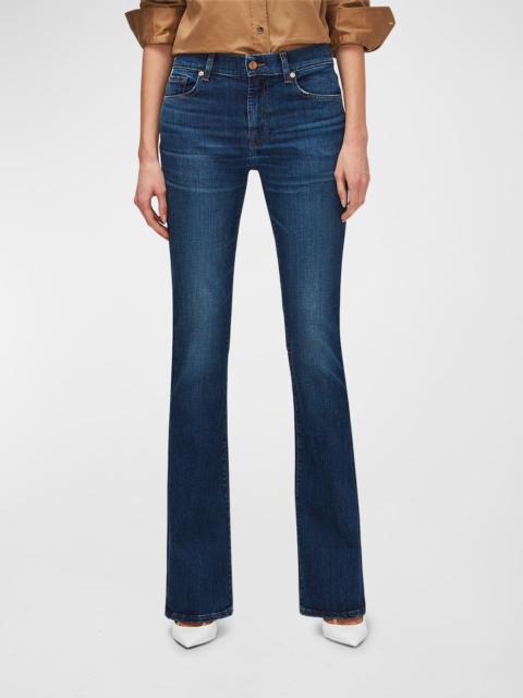 7 For All Mankind Kimmie Mid-Rise Slim Bootcut Jeans