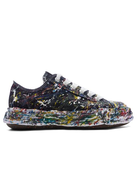 Maison MIHARAYASUHIRO PETERSON 23 LOW OG SOLE SPUTTERING CANVAS - BLACK