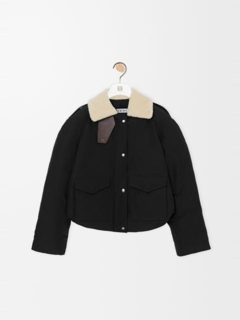 Loewe Puffer jacket in technical cotton