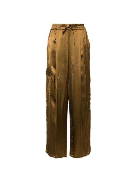 satin cargo pants