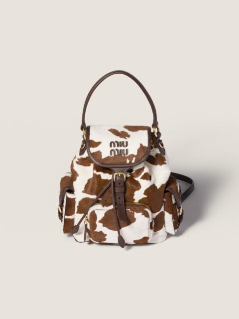 Miu Miu Calf hair backpack