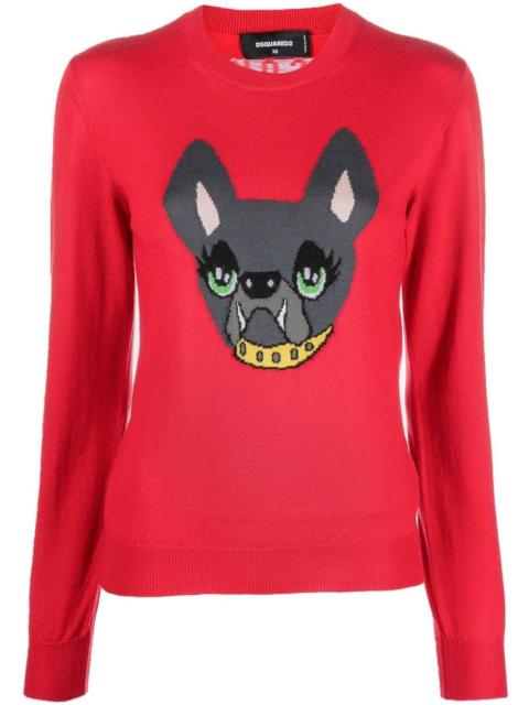 DSQUARED2 Icon Dog knitted jumper