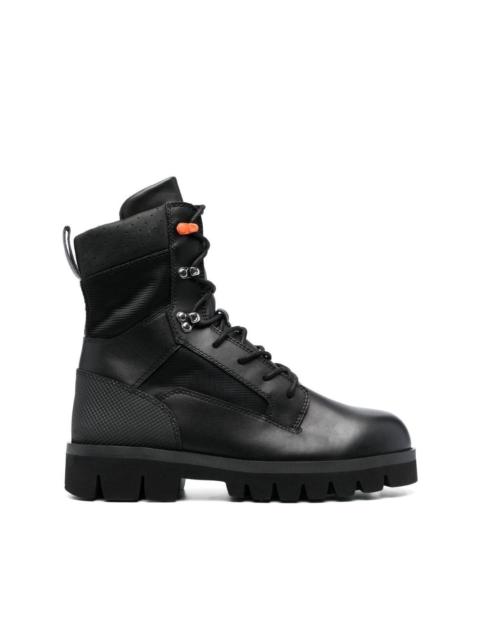 Heron Preston lace-up combat boots