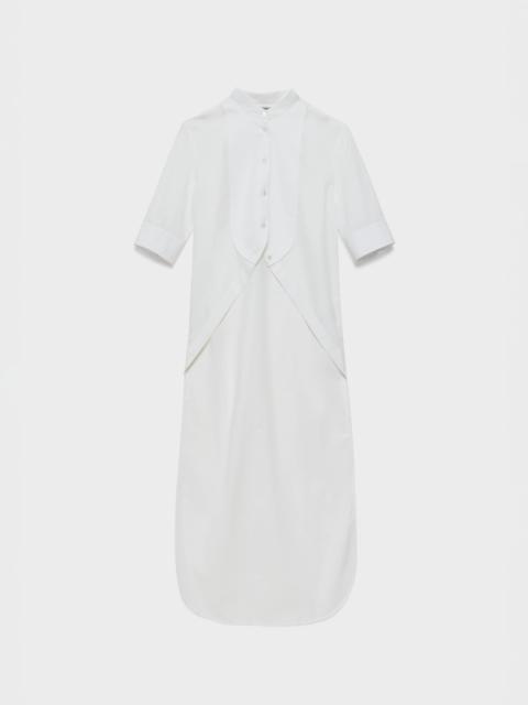 JW Anderson WOMENS TUXEDO BIB SHIRT IN WHITE