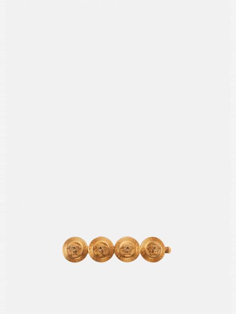 VERSACE★素敵！Tribute Brass MEDUSA Barrette HAIRPIN Tribute Medusa hair clip in gold - Versace | Mytheresa