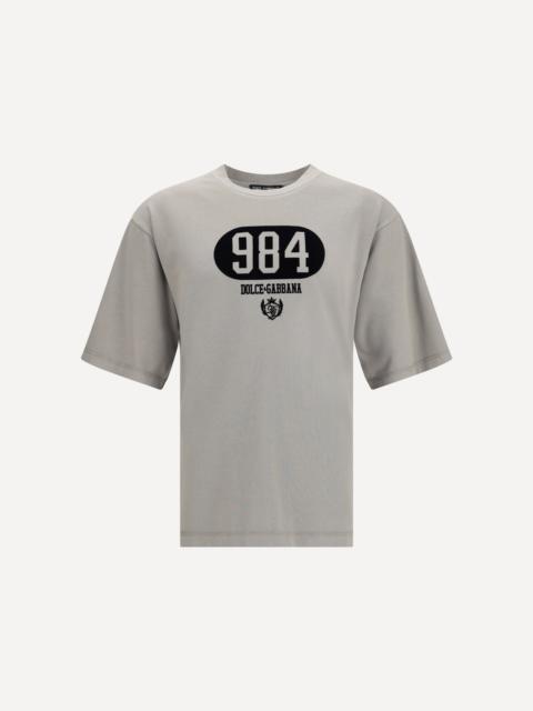 Dolce & Gabbana Cotton T-Shirt with raised front logo