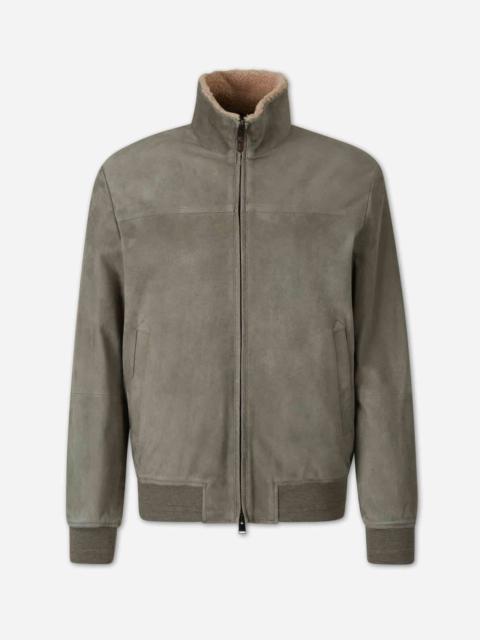 Canali PADDED SUEDE JACKET