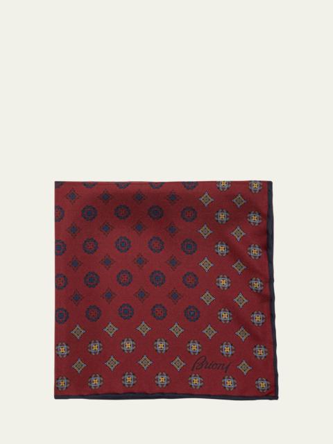 Men's Medallion Silk Tie