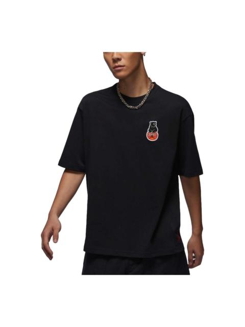 Jordan Air Jordan Graphic T-shirt Asia Sizing 'Black' HM4898-010