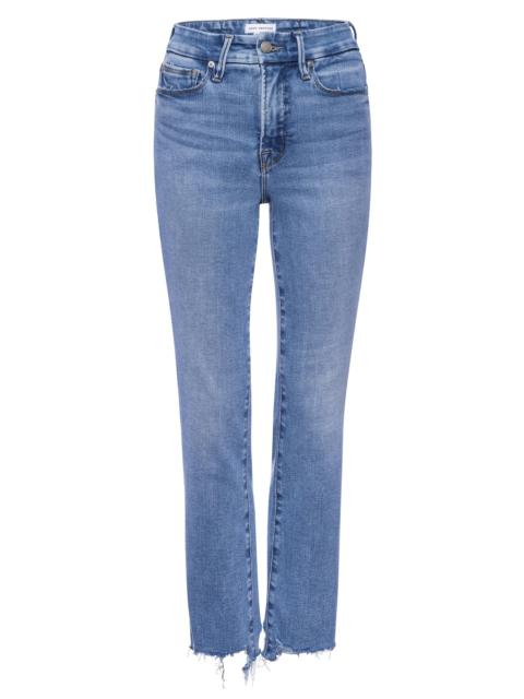 GOOD AMERICAN Women's Good Legs High-Rise Stretch Straight Ankle Jeans - Indigo