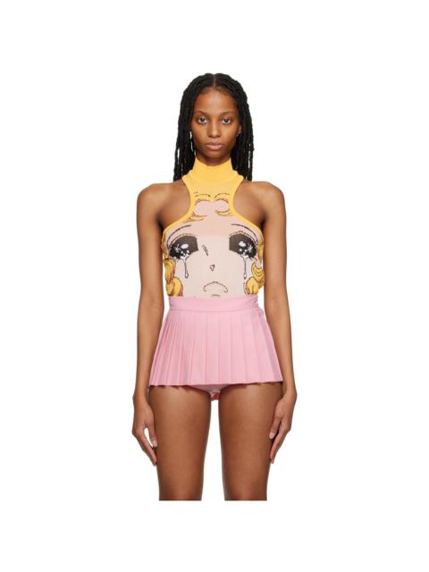 pushBUTTON Yellow Crying Girl Turtleneck