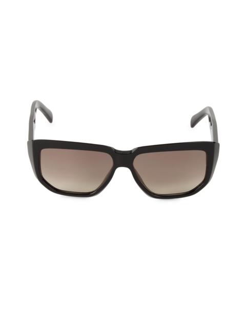 CELINE Women's 58MM Square Sunglasses - Black