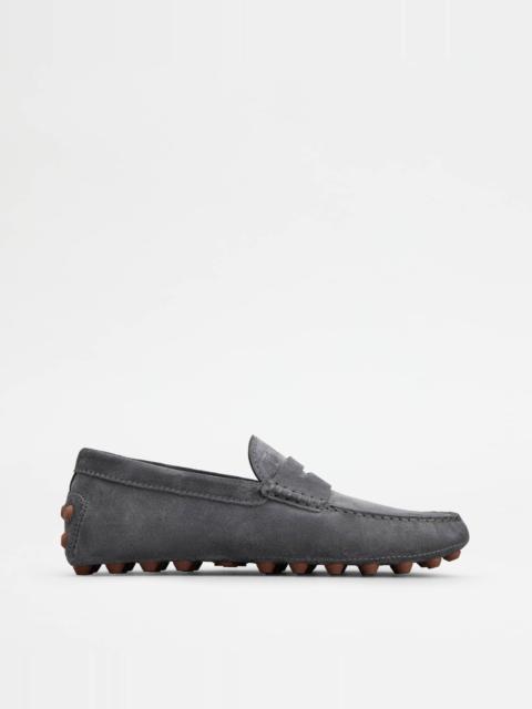 TOD'S GOMMINO BUBBLE IN SUEDE - GREY