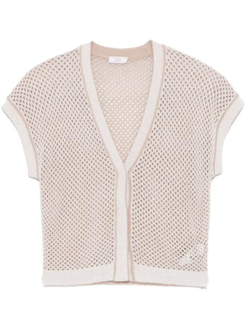 PESERICO open-knit cardigan