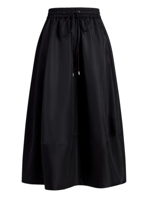 Cinq à Sept drawstring pocket midi A-line skirt