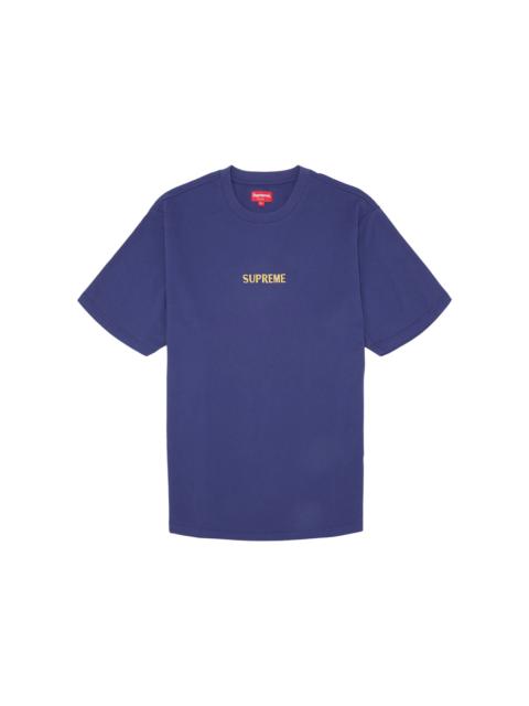 Supreme Supreme Overprint Small Box S/S Top Blue | REVERSIBLE