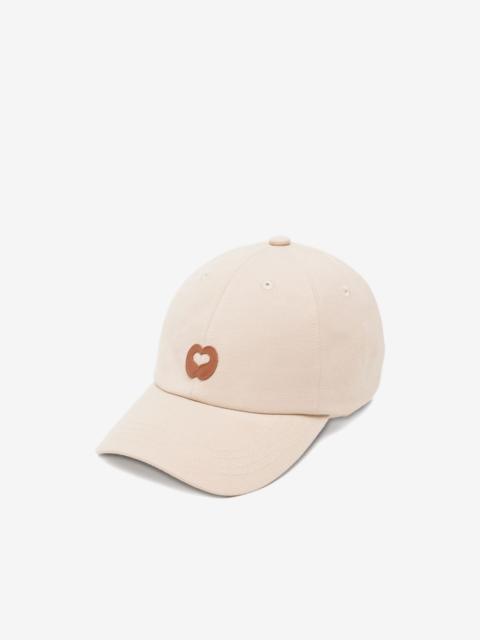 maje leather-patch baseball cap