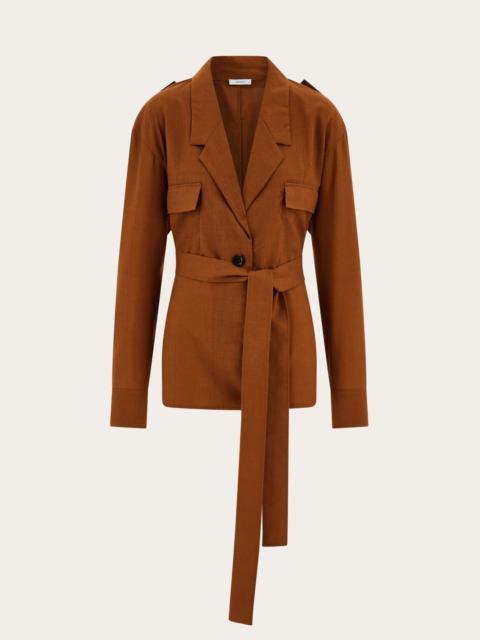 FERRAGAMO Deconstructed blazer