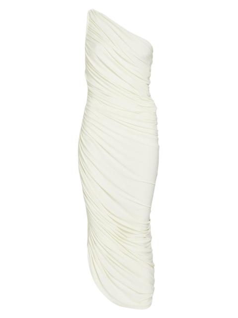 NORMA KAMALI Women's Diana Ruched One-Shoulder Gown - Ivory